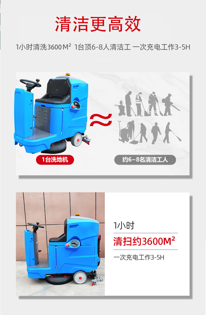 惠州驾驶式洗地机更适合用在高铁站